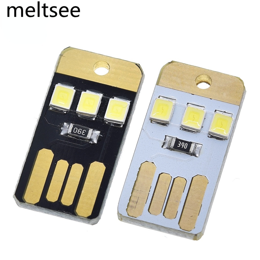（5pcs）5 ชิ้น 0.2W USB LED หลอดไฟหนังสือ สําหรับแล็ปท็อป PC พาวเวอร์แบงค์ โคมไฟกลางคืน มินิ พ็อกเก็ตการ์ด USB พลังงาน LED ไฟกลางคืน