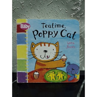 Teatime, Poppy Cat. Boardbook บางเล็ก -B6