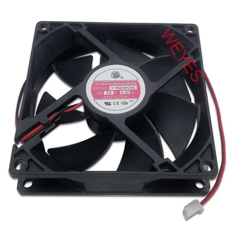 ใหม่ Cooler สําหรับ Y-Y9225H24S DC 24V 0.3A 92*92*25 มม.2-PIN Radiating พัดลมเครื่องเชื่อม