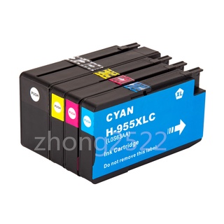 [สต็อกประเทศไทย] Compatible HP955XL Ink Print Cartridge for HP Officejet Pro  7720 7730 7740 8210 Colour Printer