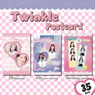 Twinkle postcard โปสการ์ดcustomรูปภาพเอง🧸🎀