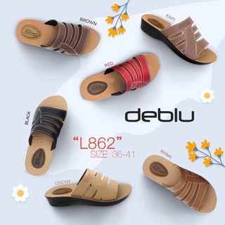 L862 รองเท้าแตะ หญิง แบบสวม แบบหนีบ deblu เดอบลู นุ่มนิ่ม เพื่อสุขภาพ น้ำหนักเบา ของแท้ 100% 🇹🇭ประเทศไทย🇹🇭Thailand🇹🇭