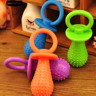 สุ่มสียาง Pacifier สุนัขลูกสุนัขเคี้ยว Molar เล่นของเล่นสัตว์เลี้ยงซัพพลาย