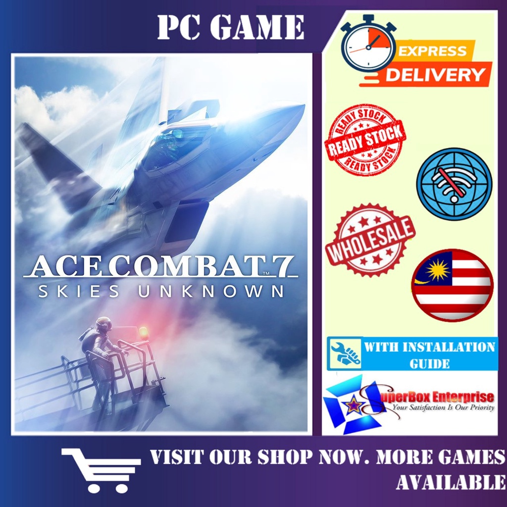 [ Digital / DVD / Pendrive ] Ace Combat 7 Skies Unknown – โดย BANDAI NAMCO - เกมออฟไลน์ [ พีซี / Win