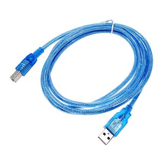 Okay USB Printer Cable AM/BM 10M สายพิมเตอร์ยาว10เมตร - สีใส  #995