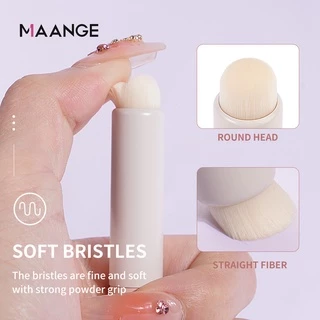 Maange 1 ชิ้น ฟองน้ํา เห็ด คอนซีลเลอร์ แปรงแต่งหน้า แปรงลิป 51285