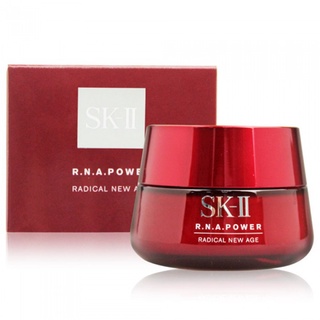 Sale ครีมบำรุงผิวเข้มข้น กลางคืน กลางวัน ลดริ้วรอย หมองคล้ำ  SK-II R.N.A.Power Radical New Age 80g Exp 2024