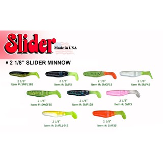 เหยื่อยาง Slider Slider Minnow 2 1/8"