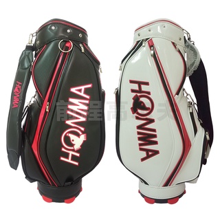 Golf Bagของใหม่honmaกระเป๋ากอล์ฟแท้มาตรฐานอาชีพgolfกระเป๋ากอล์ฟชายและหญิงมืออาชีพน้ำหนักเบาPUหนัง o3qd