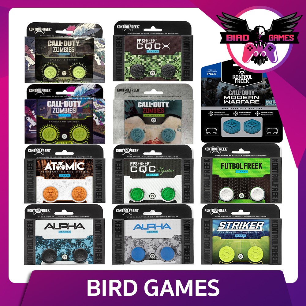 Kontrolfreek PS4 PS5 [ลิงค์2] แบบไม่เสริมความสูงทั้ง 2 ข้าง [จุก ps4] [Kontrol freek PS4]