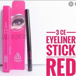 3CE Concept Eyes Eyeliner Pen Stick Red  ของแท้100%