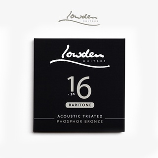 Lowden Baritone Guitar String 16-70 สายกีตาร์บาริโทน 6 สาย Made in the U.S.A