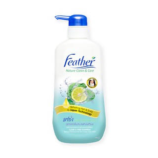 🔥HOT🔥 แฟซ่า แชมพู สูตรสดชื่นสบายหนังศีรษะ 480 มล. Feather Shampoo Fresh 480 ml