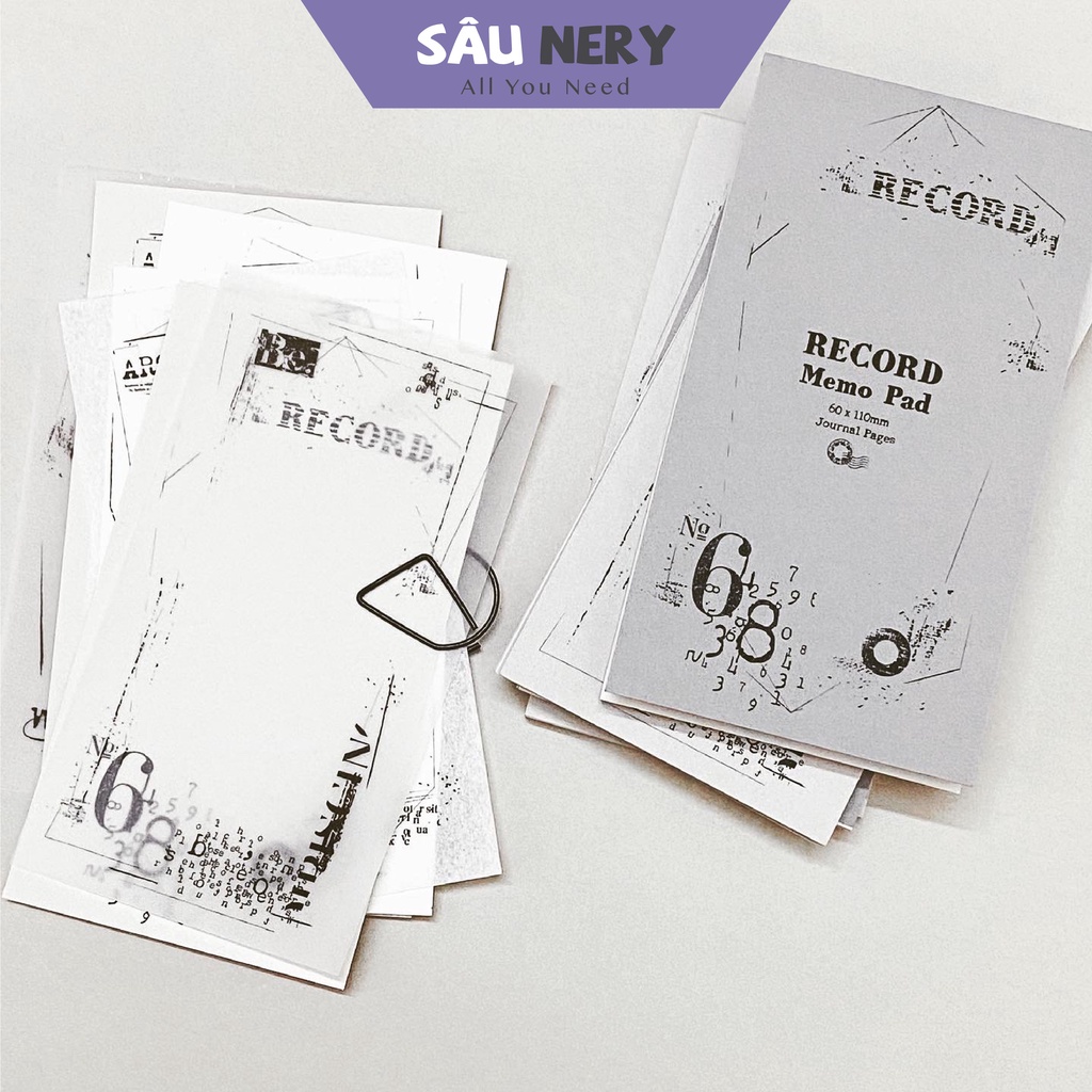 Deep Nery - กระดาษโน๊ตตกแต่ง Vol.2 โดย JnP