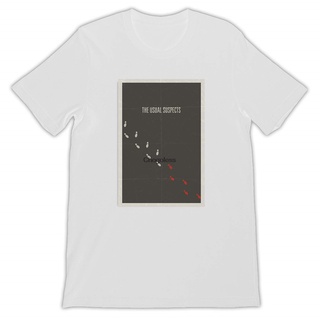 เสื้อยืด พิมพ์ลายโปสเตอร์ภาพยนตร์ Hollywood LLC The Usual Suspects สไตล์มินิมอล สําหรับผู้ชาย และผู้หญิงS-5XL