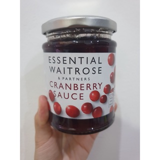 พร้อมส่ง !! Waitrose Essential (Cranberry Sauce) เวทโทรสเอสเซนเชี่ยล ซอสรสแครนเบอร์รี่ 305 กรัม