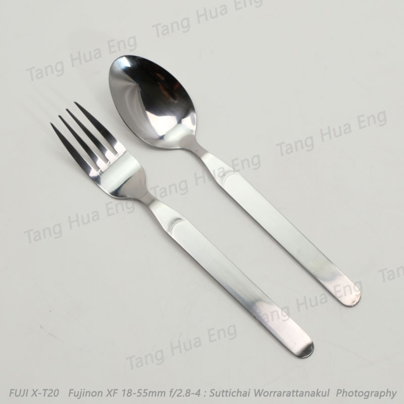 (1คู่) ช้อน+ส้อมคาว ลายสแกนเดีย