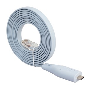 อะแดปเตอร์สายเคเบิลคอนโซล USB Type C RS232 เป็น RJ45 6 ฟุต สําหรับเราเตอร์ Cisco FTDI W26