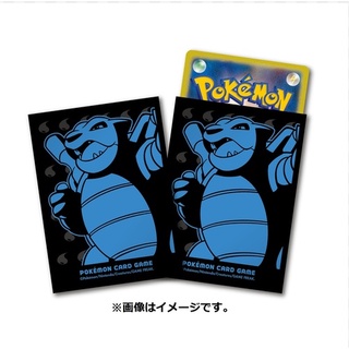 [Pokemon Japan] Sleeve - ลาย Premium Gross Blastoise ลิขสิทธิ์แท้ Pokémon Center สลีฟ, ซองการ์ด, ซองใส่การ์ด