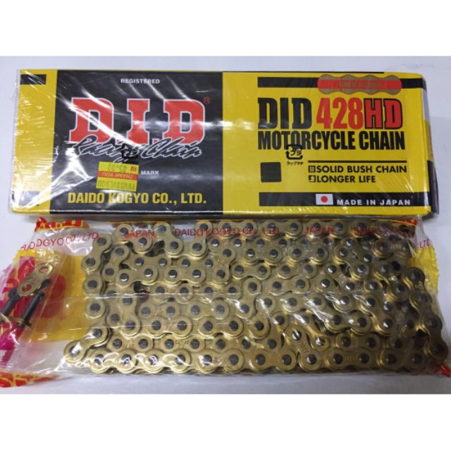 DID 428 HD MOTORCYCLE CHAIN 122/132