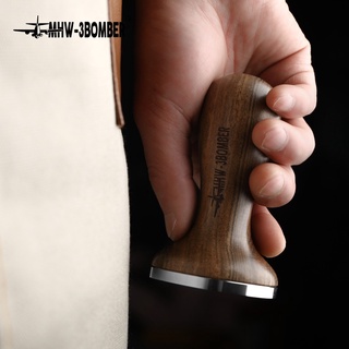 MHW-3BOMBER Mirror Walnut Tamper แทมเปอร์ ขนาด 58.35 mm