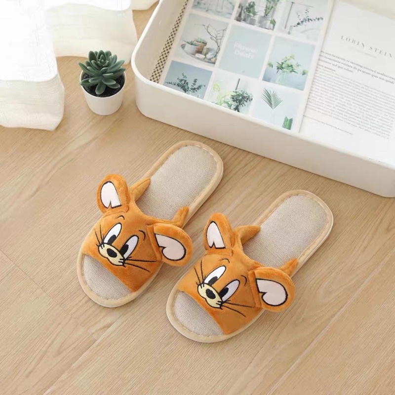 พร้อมส่ง💌 รองเท้า Tom and Jerry ทอมแอนด์เจอร์รี่ Slipper สลิปเปอร์น่ารัก 49026