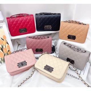 🌸พร้อมส่ง🌸กระเป๋าสะพายแฟชั่น PNK🔥ภาพสินค้าจริง มีบริการเก็บเงินปลายทาง