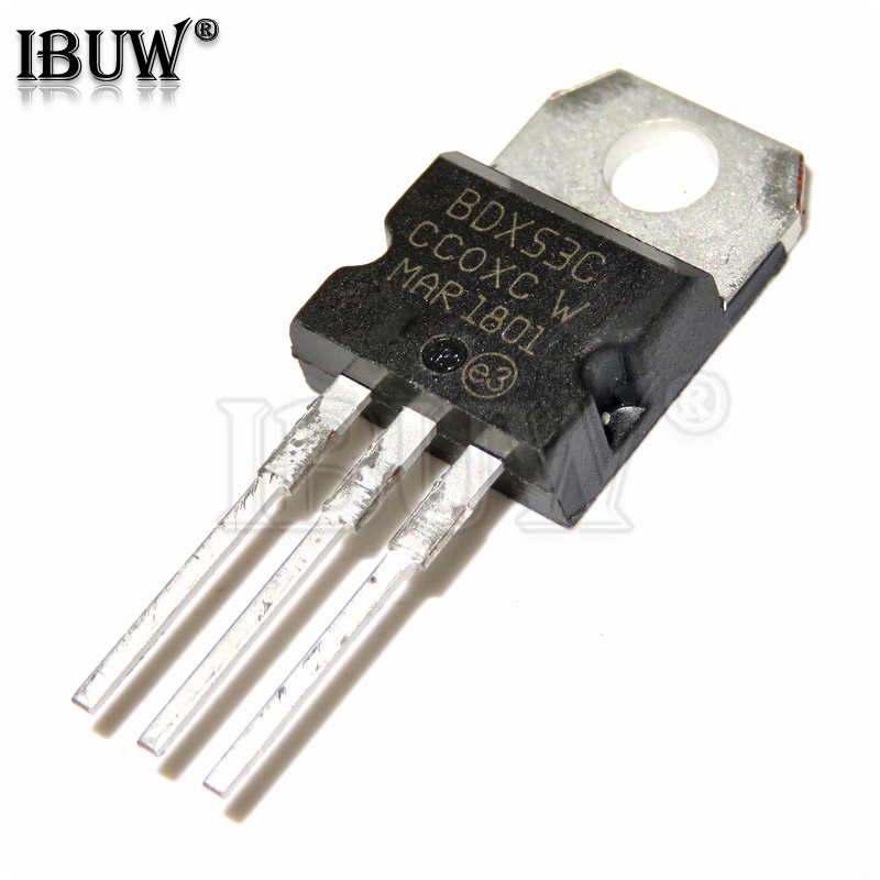 10PCS BDX53C BDX33C BDX34C BDX54C BDX53 BDX33 BDX34 BDX54 TO220 TO-220 BD911 BD912 ควบคุมซิลิคอน