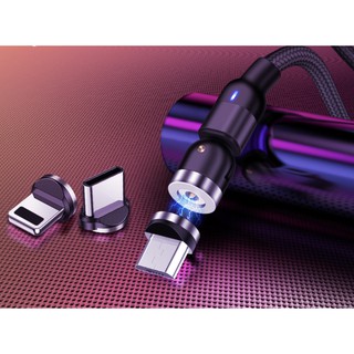 🔥ขายดีทีสุด🔥l ⚡สายชาร์แม่เหล็ก LED สุดฮิต⚡ l พร้อมส่ง✅ l สายชาร์จปรับหมุ่นองศาการใช้งานได้ เป็นแม่เหล็ก มีไฟLEDแสดงผล