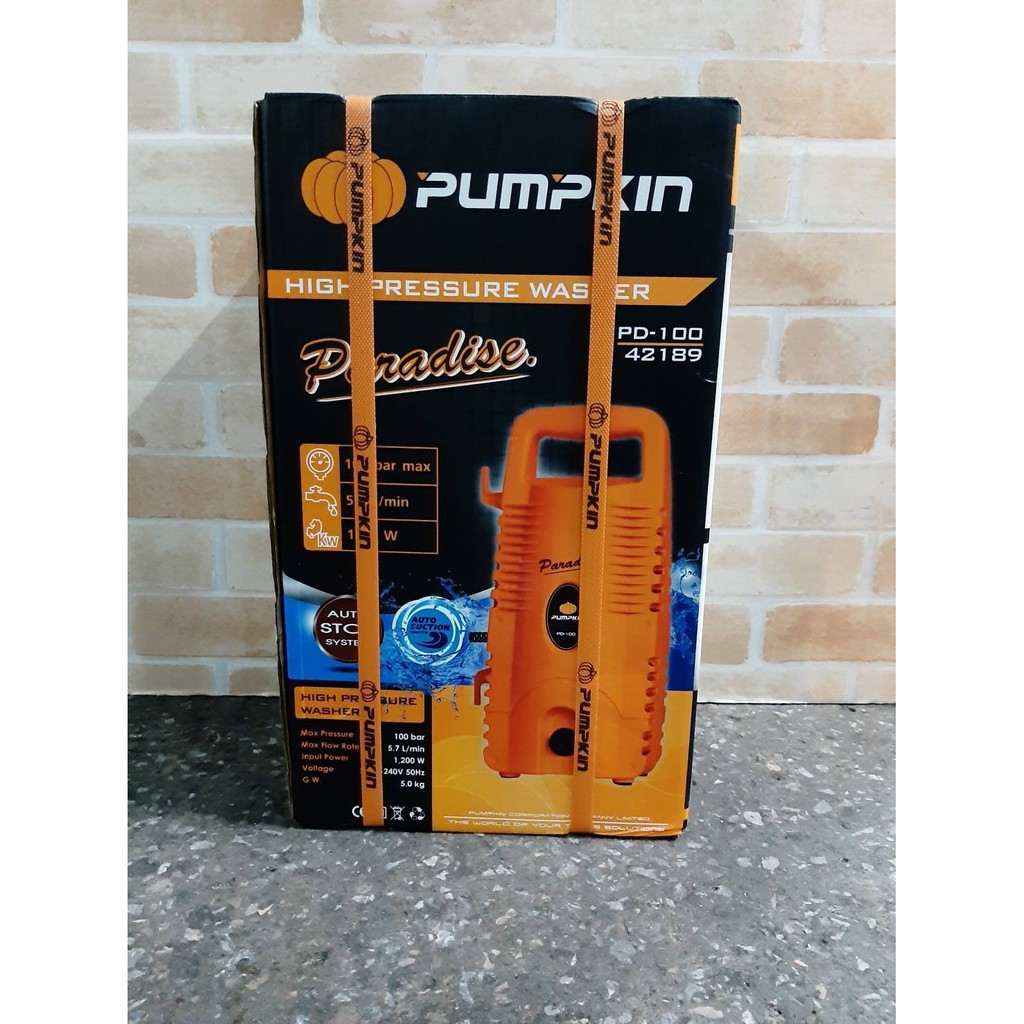 Pumpkin เครื่องฉีดน้ำแรงดันสูง Pumpkin PD-100 รุ่น Paradise