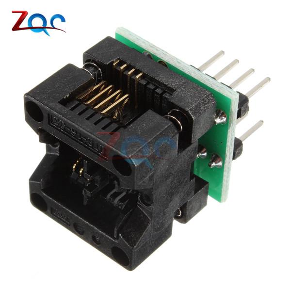 SOIC8 SOP8 to DIP8 EZ Socket Converter Module Programmer Output Power Adapter With 150mil Connector SOIC 8 SOP 8 To DIP