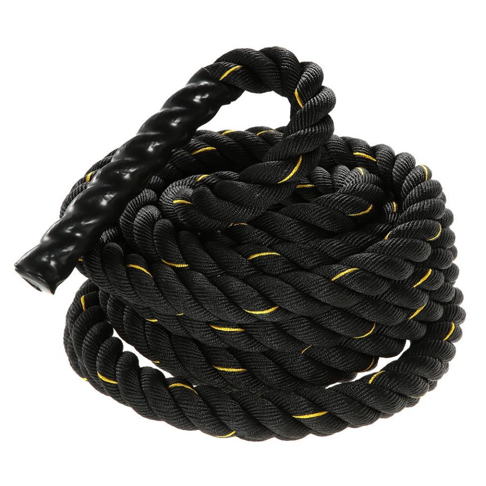 38mm x 9M  เชือกออกกำลังกาย เชือกสะบัด ฟิตเนส ความยาวเชือก 9 เมตร（B317-CN)