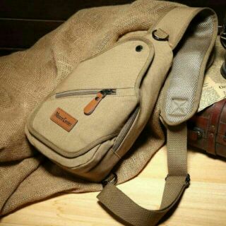 กระเป๋าคาดอก รุ่น Moore Caden-Small Leisure Canvas