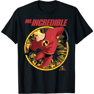 เสื้อยืดพิมพ์ลายเสื้อยืดเสื้อยืด พิมพ์ลาย Disney Pixar The Incredibles Mr. เสื้อยืด พิมพ์ลายกราฟฟิคน่าทึ่งS-4XL