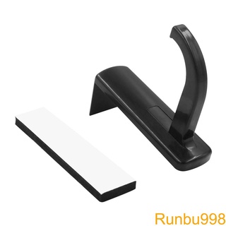 Runbu-Headphone Rack Plastic Headset Wall Holder PC Display Earphone Hanger Adhesive Headset Holder