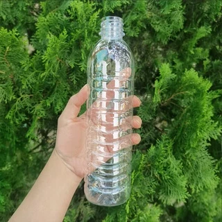 ขวดพลาสติกทรงกลม 600 ml. บรรจุ 95 ใบ