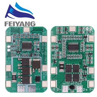 บอร์ดป้องกันที่ชาร์จแบตเตอรี่ลิเธียม 6S 22.2V 25.2V 14A 20A 18650 PCB BMS 6 แพ็ค