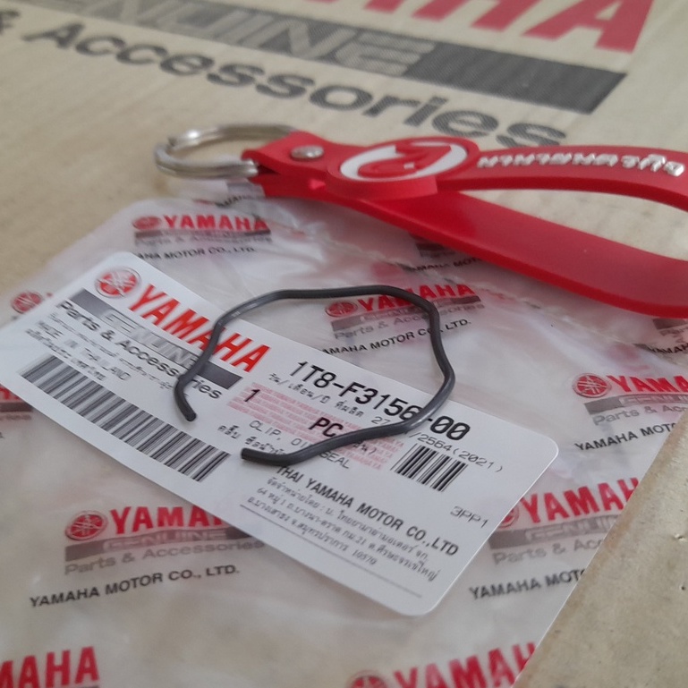 1T8F315600 ลวดล็อคซีลโช้ค Mio Nouvo Spark alfa Fino Fresh T-135 Spark-135 Tiara แท้ Yamaha ลวดรัดซีล