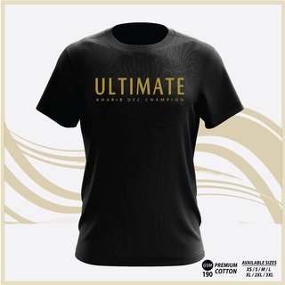 เสื้อยืดUltimate KHABIB Ufcผ้าฝ้ายพรีเมี่ยม