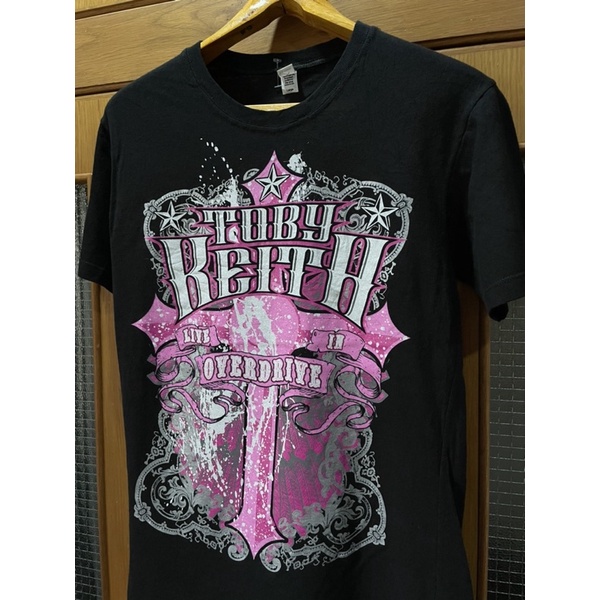 เสื้อวง TOBY KEITH LIVE IN OVERDRIVE Size M มือ2