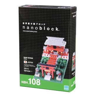 ของแท้จากญี่ปุ่น🧡 Kawada NBH_108 Nanoblock Kyoto Inari Shrine Japan ตัวต่อนาโนบล็อคศาลเจ้าเทพเจ้าจิ้งจอกอินาริ