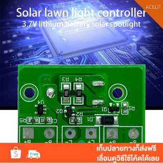 แผงควบคุมโคมไฟพลังงานแสงอาทิตย์ 3 . 7 V พร้อมสวิทช์