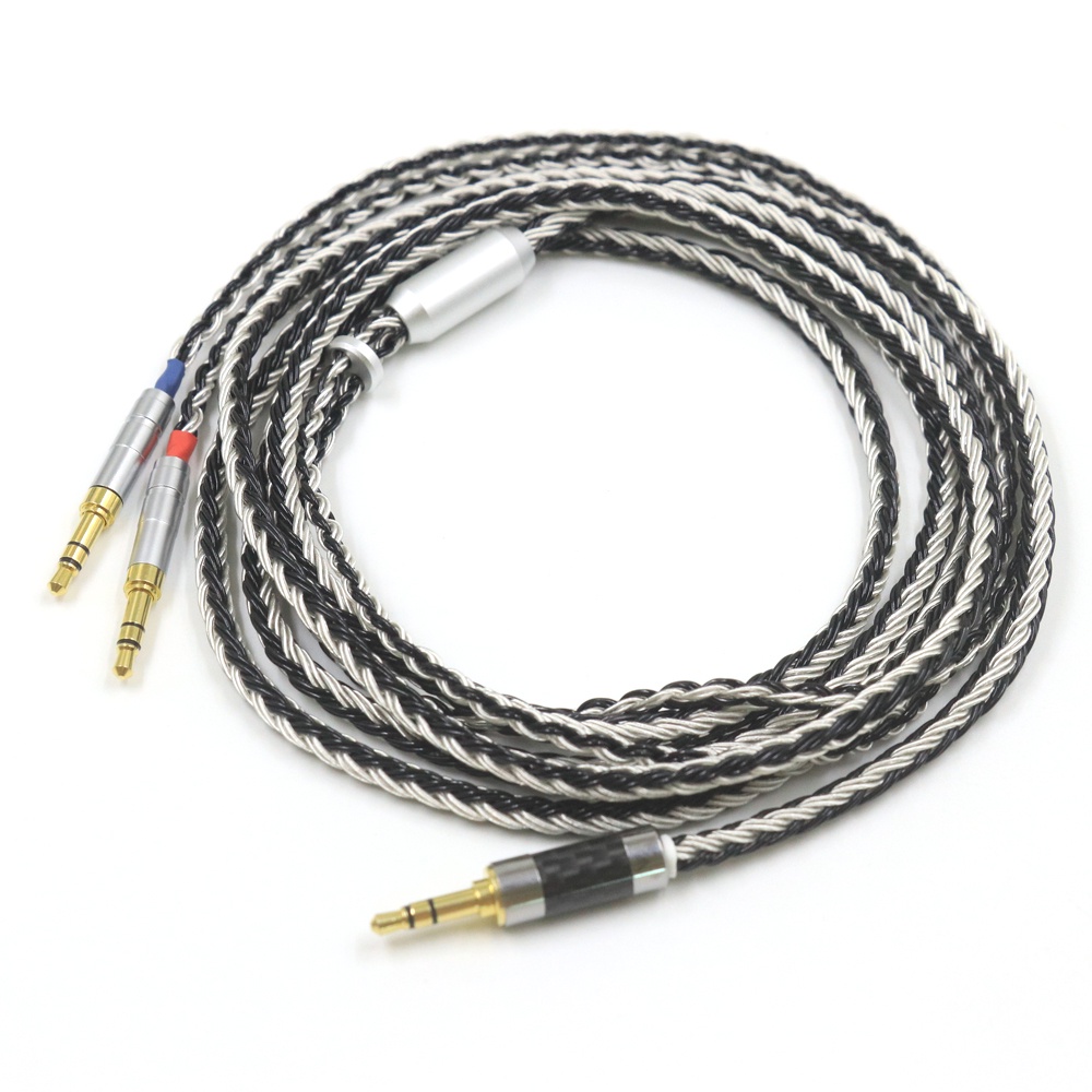 สายเคเบิลหูฟัง ชุบเงิน 16 แกน สําหรับ Sundara Aventho Focal Elegia t1 t5p MDR-Z he400i he400s Denon 