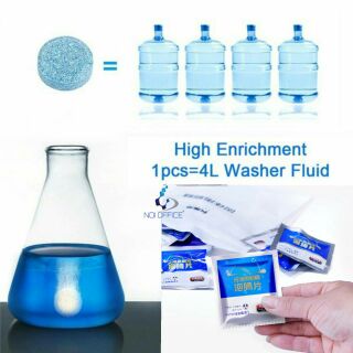 เม็ดฟู่ Glass cleaner แพค 12 ชิ้น น้ำยาเช็ดกระจกแบบเข้มข้น 1 เม็ด น้ำ 4 ลิตร เช็ดกระจกต่างๆ สุขภัณฑ์ และอื่นๆ อีกมากมาย