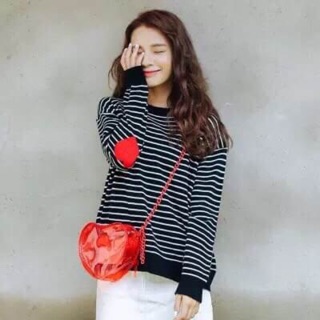 Heart Stripe sweater