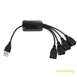 FUN High Speed 4 Port USB 2.0 480Mbps Hub Splitter for Notebook Computer Laptop PC