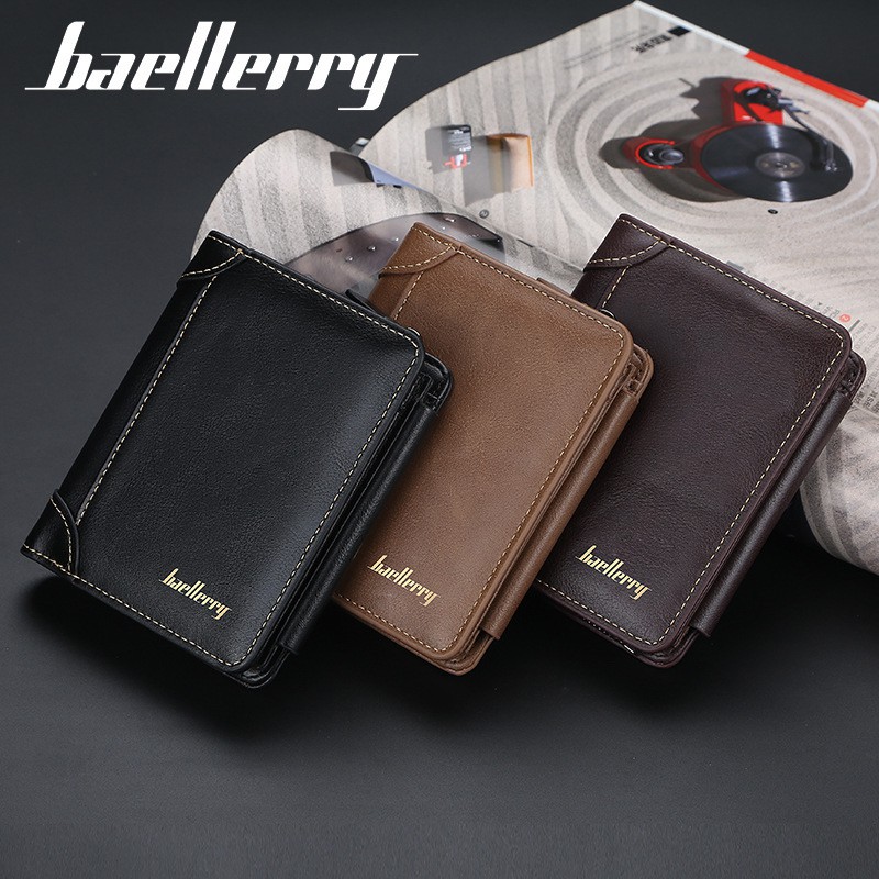 🚛 พร้อมส่ง🇹🇭 Baellerry กระเป๋าสตางค์ กระเป๋าสตางค์ผู้ชาย