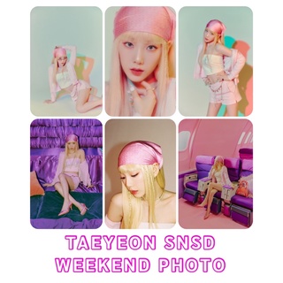 TAEYEON SNSD - แทยอน รูป WEEKEND PHOTO 5.5x8.5 cm.