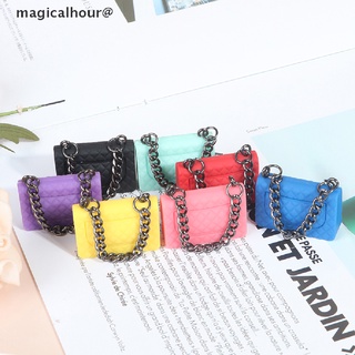 magicalhour 1 Pc Chain Pack Doll Bag Miniature Shopping Handbag Model for Doll House Decor *On sale