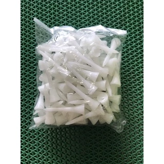 Tee ทีมาร์คพลาสติกราคาส่ง (แพคละ 100 ชิ้น) ทีตั้งลูกกอล์ฟ มีหลายขนาด